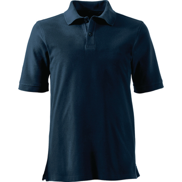 Polo-Shirt Basic ohne Brusttasche, marine, Größe L